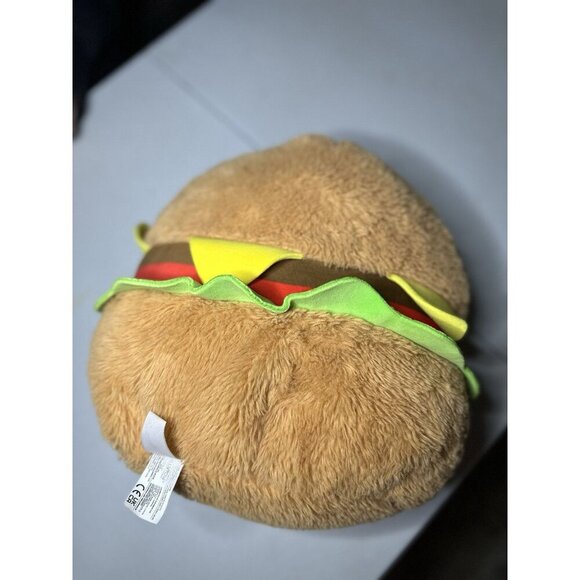 Squishmallows CARL The CHEESEBURGER 12" Fuzzamallow Plush, Fuzzy Cheeseburger - Picture 5 of 6